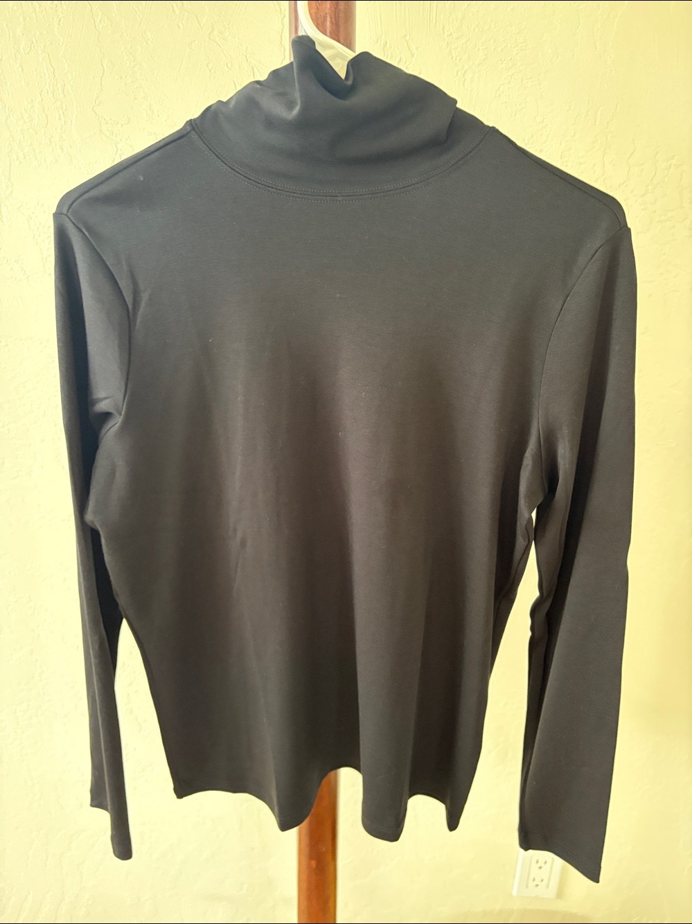 Women’s LL Bean cotton turtleneck.
